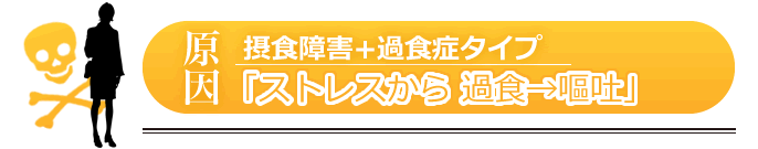 その2 摂食障害+「過食症」タイプの原因点